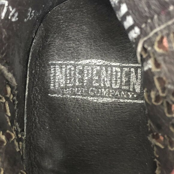 Independent Boot Company Size 7.5 Leather Bootie - Picture 7 of 7